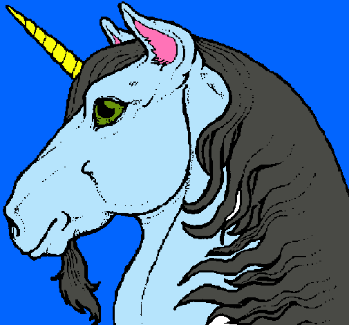 Cabeza de unicornio