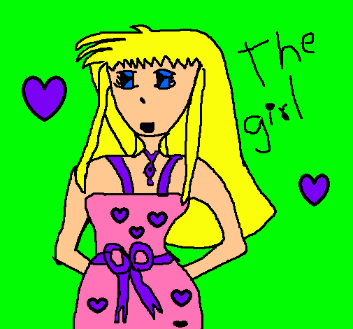 Dibujo The girl pintado por Natica 