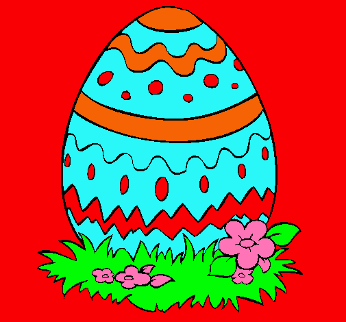 Dibujo Huevo de pascua 2 pintado por mariannnn