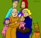 Dibujo Familia pintado por gurru