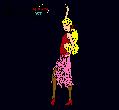 Barbie flamenca