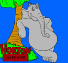 Dibujo Horton pintado por QAZXS