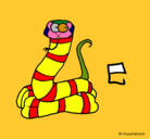 Dibujo Serpiente pintado por urielramirez