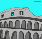 Dibujo Coliseo pintado por PETER