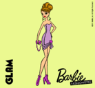 Dibujo Barbie Fashionista 5 pintado por Loren