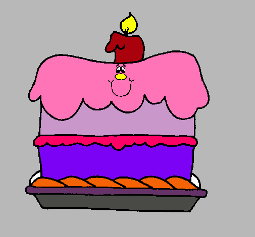 Pastel de cumpleaños