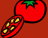 Dibujo Tomate pintado por luisssssssss