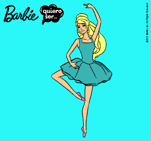 Dibujo Barbie bailarina de ballet pintado por Anita_11