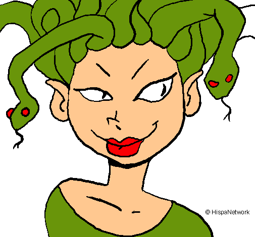 Mujer medusa