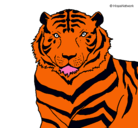 Dibujo Tigre pintado por crirjjjj