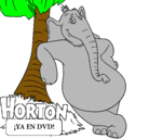 Dibujo Horton pintado por alisonvia   