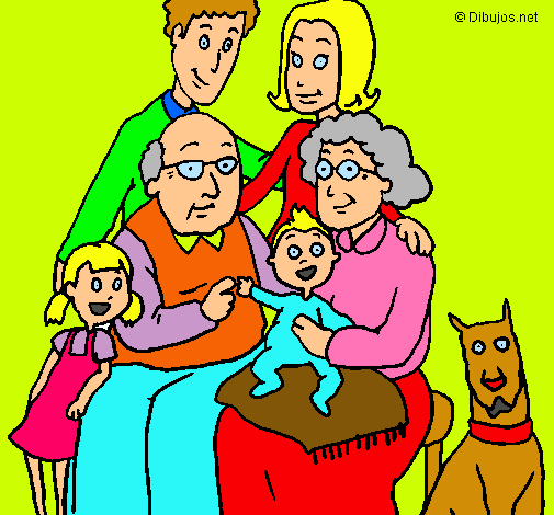 Dibujo Familia pintado por nico1123