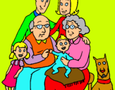 Dibujo Familia pintado por nico1123