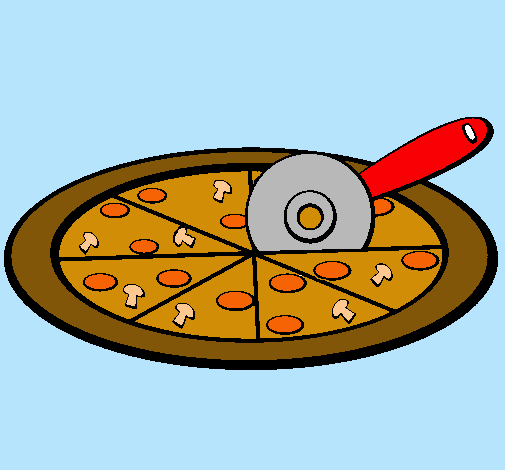 Dibujo Pizza pintado por isaacespon