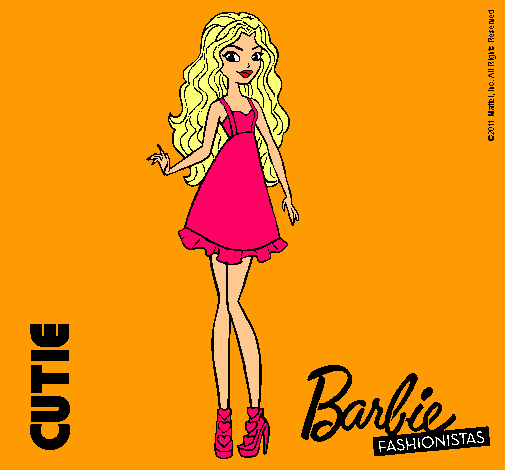 Dibujo Barbie Fashionista 3 pintado por xime99