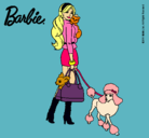Dibujo Barbie elegante pintado por black