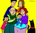 Dibujo Familia pintado por fabacho