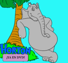 Dibujo Horton pintado por catyuxca
