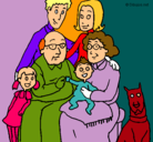 Dibujo Familia pintado por hernan_10