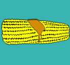 Dibujo Mazorca de maíz pintado por gcabob