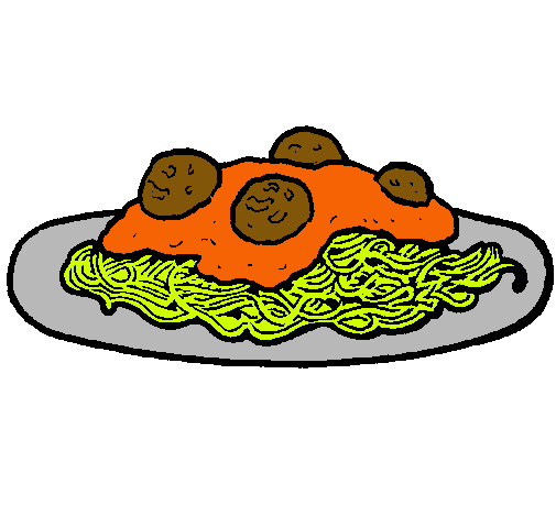 Dibujo Espaguetis con carne pintado por isaacespon