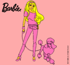 Dibujo Barbie con look moderno pintado por carlavg