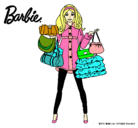 Dibujo Barbie de compras pintado por kritsy11