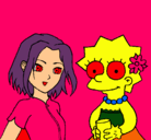 Dibujo Sakura y Lisa pintado por luciagonzalez