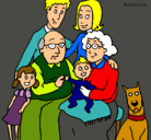 Dibujo Familia pintado por kellytha