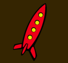 Dibujo Cohete II pintado por sebhitta