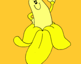 Dibujo Banana pintado por caleb