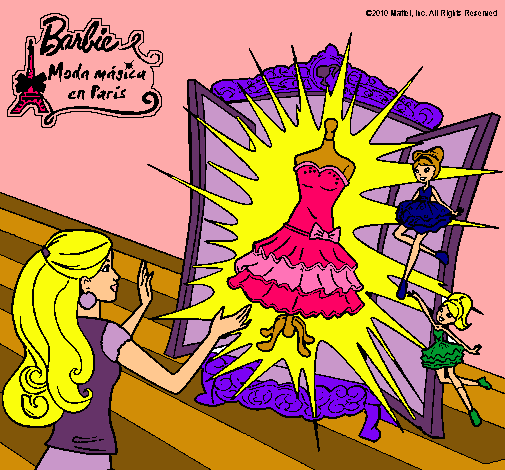 El vestido mágico de Barbie