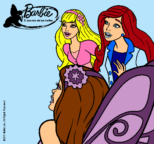 Barbie y sus amigas sorprendidas