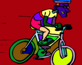 Dibujo Ciclismo pintado por PORKY