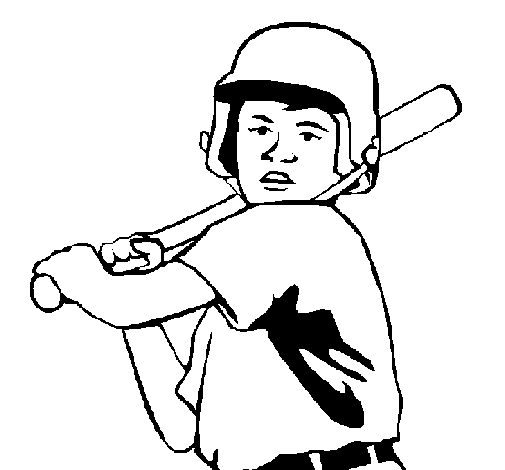 Dibujo Niño bateador pintado por sofia778