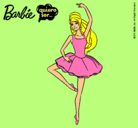 Dibujo Barbie bailarina de ballet pintado por andrea7