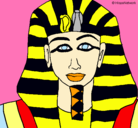 Dibujo Tutankamon pintado por willen