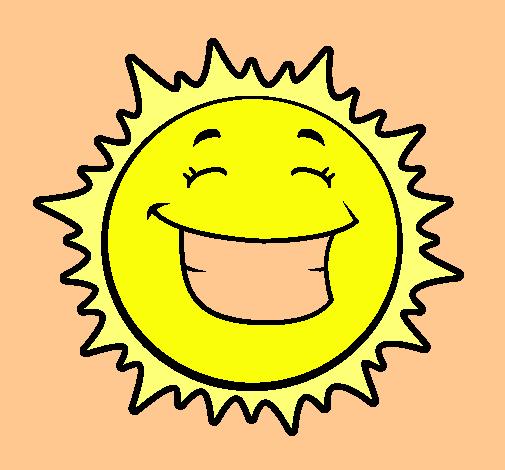 Sol sonriendo