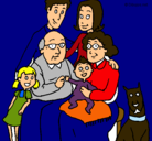 Dibujo Familia pintado por gvhgyhg