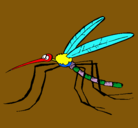Dibujo Mosquito pintado por goofy