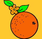 Dibujo naranja pintado por karyme100