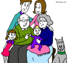 Dibujo Familia pintado por alessia