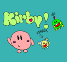 Dibujo Kirby 4 pintado por oliviaa