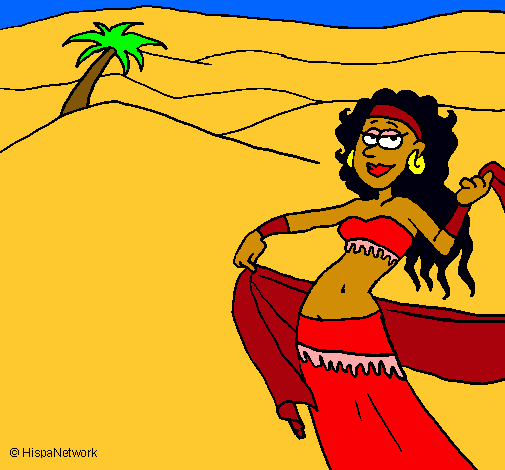 Dibujo Sahara pintado por aidaaj