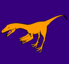 Dibujo Velociraptor II pintado por pate