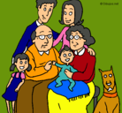 Dibujo Familia pintado por Aaime