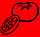Dibujo Tomate pintado por bunrfn