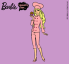 Dibujo Barbie de chef pintado por terenoa2