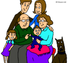 Dibujo Familia pintado por ximenaa