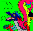 Dibujo Dragón japonés pintado por vanessa_faundez